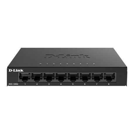 D-Link DGS-108GL - 8 Puertos Gigabit Switch