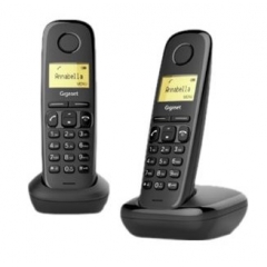 Gigaset A170 Duo Telefono Inalambrico DECT Negro (Nuevo Embalaje Deteriorado)