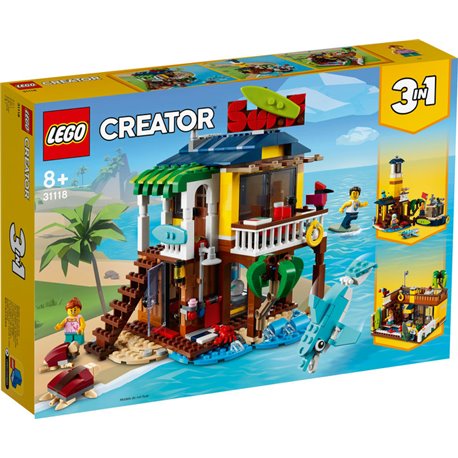 Lego Creator 3in1 - Casa Surfera en la Playa - 31118