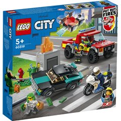 Lego City - Rescate de Bomberos y Persecución Policial - 60319