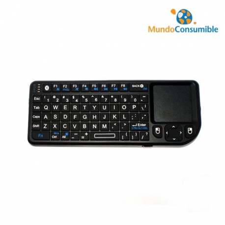 MINI TECLADO WIRELESS + TOUCHPAD + PUNTERO LASER 