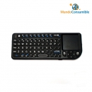 Mini Teclado iPazzPort + TouchPad + Puntero Laser Negro