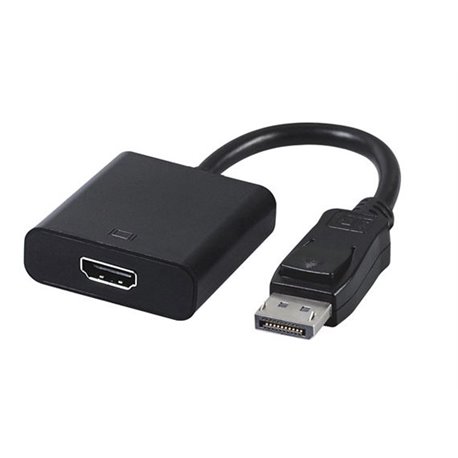 Adaptador DisplayPort a HDMI M/H 0.10cm Negro