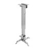 Soporte Para Proyector + Brazo Ajustable Giro Orientable 360º Horizontal - 15º Vertical Plata Metali