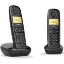 Gigaset A270 Duo Telefono Inalambrico DECT Negro (Nuevo Embalaje Deteriorado)