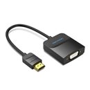 Conversor HDMI Macho --> VGA Hembra 15cm Negro Vention 42154