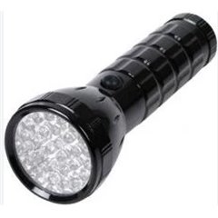 Linterna 28 Leds Aluminio Resistente Al Choque Negro