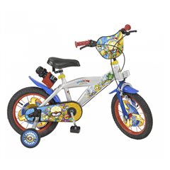 Bicicleta Infantil 14'' Superthings + Ruedines (4-6 Años)