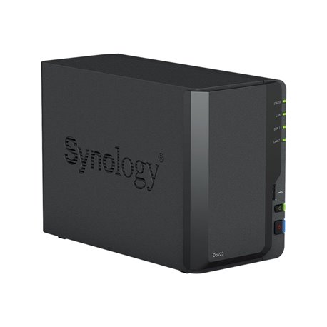 Synology DiskStation DS223 2 Bahias Negro (Outlet)