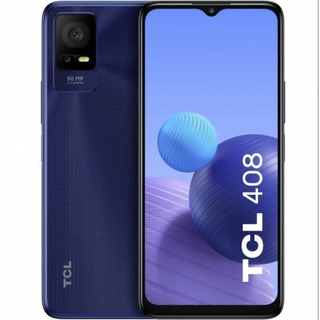 TCL 408 64GB 4GB 6.6'' Dual SIM Cam 50MP Azul (Outlet)