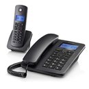 Motorola C4201 Combo Telefono Fijo + Telefono Inalambrico DECT Manos Libres (Embalaje Deteriorado)
