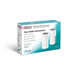 TP-Link Deco E4 Pack 2 Wifi Mesh Dobla Banda AC1200 Puntos de Acceso (Outlet)