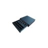 Cajon Portamonedas 41X41 Cm 4 Billetes - 8 Monedas Negro. Apertura Manual Con Boton