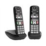 Gigaset E270 DUO Telefonos Inalambrico DECT Ayuda Visual Teclas Grandes Negro (Outlet)