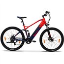 Reebok MTB Sport 29'' Azul Rojo Talla L 70Km Autonomia 250W Bicicleta Electrica Suspension trasera