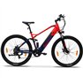 Reebok MTB Sport 29'' Azul Rojo Talla L 70Km Autonomia 250W Bicicleta Electrica Suspension trasera