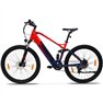 Reebok MTB Sport 29'' Azul Rojo Talla L 70Km Autonomia 250W Bicicleta Electrica Suspension trasera