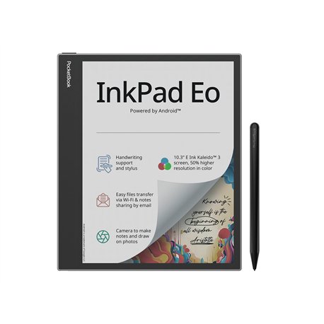 Pocketbook 10.3'' 64GB InkPad Eo Wifi Bluetooth Camara Misty Grey Android 11 + Lapiz (Outlet)
