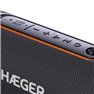 Haeger Altavoz Bluetooth Portatil + Luces + Bateria Light Boom negro (Outlet)