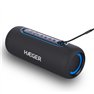 Haeger Altavoz Bluetooth Portatil + Luces + Bateria Light Boom negro (Outlet)