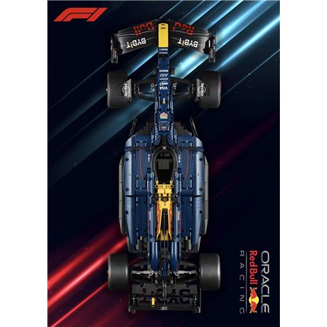 Poster RedBull personalizable con nombre para Lego