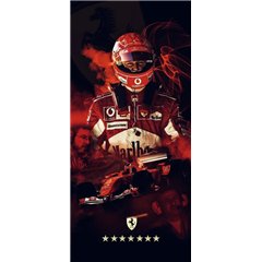 Poster Ferrari personalizable con nombre para Lego