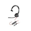Poly Blackwire 3310 monoaural USB/C/A Cert. Teams