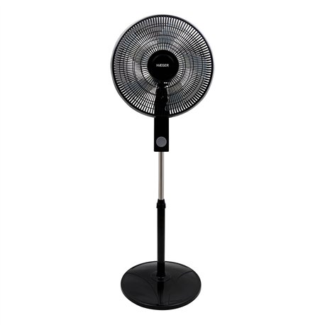 Ventilador Pie Haeger Smooth Wind 45W 130cm 3 Vel. Negro 40cm Diametro (Outlet)