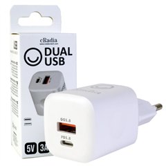 Cradia Cargador Universal 1x USB A/QC 3.0