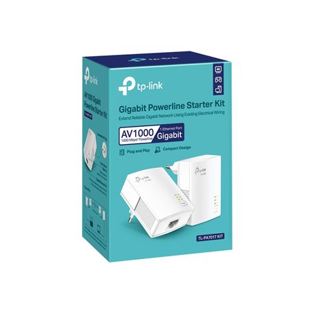 TP-Link TL-PA7017 KIT AV1000 Gigabit Kit 2 Unidades (Outlet)