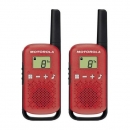 Motorola T42 Walkie-Talkie Pack 2 Rojo (Outlet)