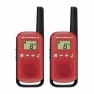Motorola T42 Walkie-Talkie Pack 2 Rojo (Outlet)