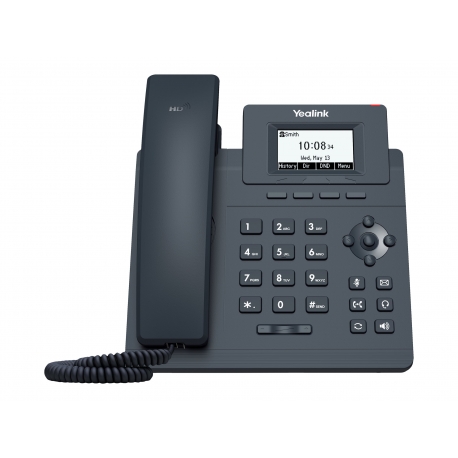 Yealink SIP-T30 1xSIP 2.3'' 2xRJ45 Telefono IP + Transformador