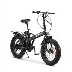 Nilox X5 Pro eBike Bicicleta Electrica 25Km/h Ruedas FAT 20'' 250W 60Km Autonomia + Luces (Nueva Carton Exterior Deteriorado, Pr