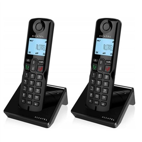 Alcatel S280 DUO Telefono Inalambrico DECT Manos Libres Negro (Outlet)