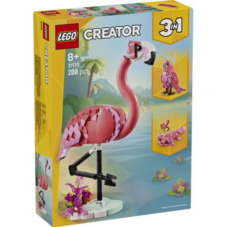 LEGO Creator 3in1 - Flamenco Rosa - 31170