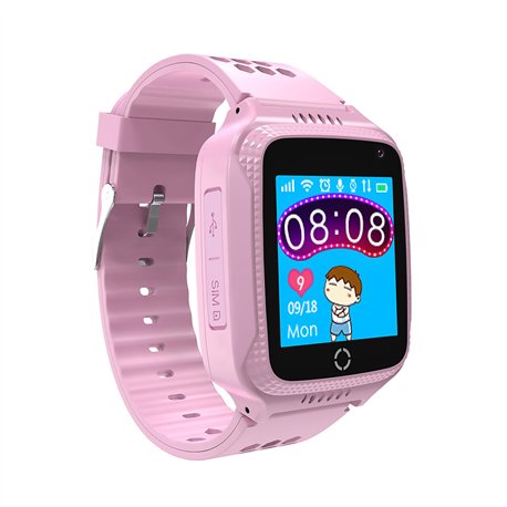 Celly SmartWatch Niños Rosa GPS Camara Linterna (Nuevo Embalaje Deteriorado)