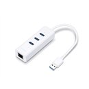 TP-Link UE330 Adaptador USB a Gigabit Rj45 + 3 x USB 3.0 (Nuevo Embalaje Deteriorado)