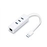 TP-Link UE330 Adaptador USB a Gigabit Rj45 + 3 x USB 3.0 (Nuevo Embalaje Deteriorado)
