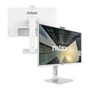 Nilox NXM24RWEB02W 24'' Full HD 120Hz Pivotante 4ms LED VGA HDMI DP Camara + Altavoces Blanco (Nuevo Embalaje Deteriorado)