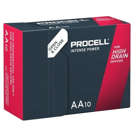 Pack 10 Pilas AA LR6 Duracell PROCELL 1.5V Alcalinas