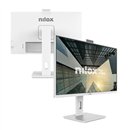 Nilox NXM27RWEB02W 27'' Full HD 120Hz Pivotante 4ms LED VGA HDMI DP Camara + Altavoces Blanco (Nuevo Embalaje Deteriorado)