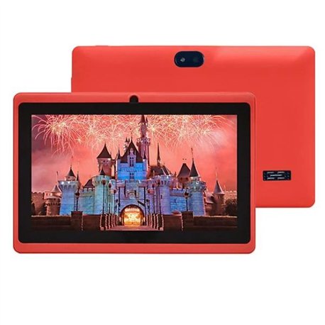Tablet DAM Q75X Pro Rojo + Funda 8GB 7'' Android Infantil