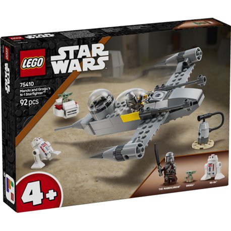 LEGO Star Wars TM - Caza Estelar N-1 de Mando y Grogu - 75410