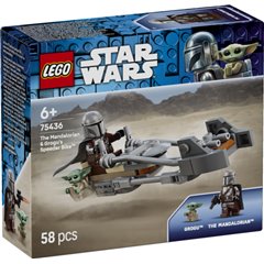 LEGO Star Wars - Moto Speeder del Mandaloriano y Grogu - 75436