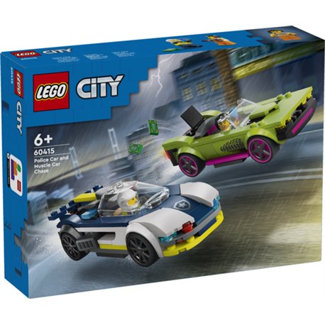 LEGO City - Coche de Policía y Potente Deportivo - 60415