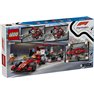LEGO City - Parada en Boxes de F1® y Equipo de Mecánicos con Coche Ferrari - 60443