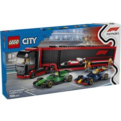 LEGO City - Camión de F1® con Coches de F1® RB20 y AMR24 - 60445