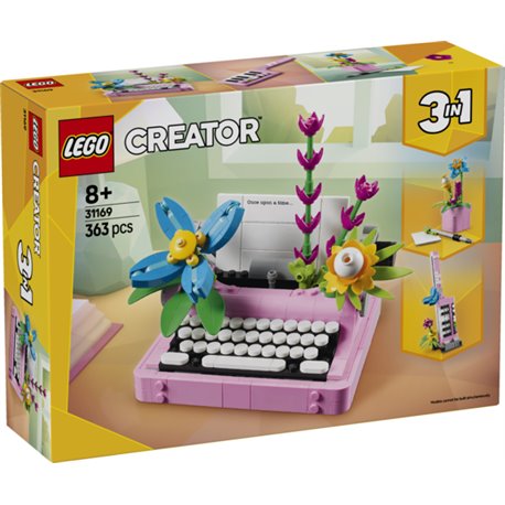 LEGO Creator - Máquina de Escribir con Flores - 31169