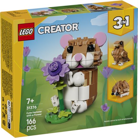 LEGO Creator - Lindo Hámster con Flor - 31376